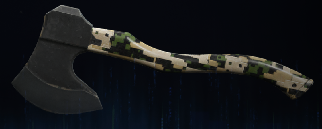 Rendu du camouflage Forêt numérique sur Duo de bourreau